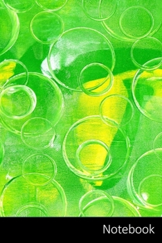 Paperback Notebook: ネオン、背景、イエロー、グリӦ Book