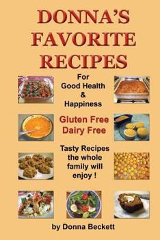 Paperback Donna's Favorite Recipes [Large Print] Book