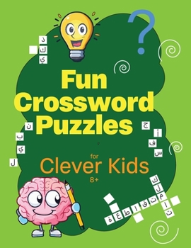 Paperback Fun Crossword Puzzles for Clever Kids: كلمات متقاطعة للأ Book