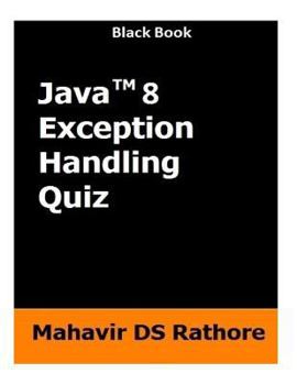 Paperback Java 8 Exception Handling Quiz Book