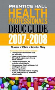 Paperback Prentice Hall Health Professional's Drug Guide Book