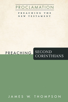 Paperback Preaching Second Corinthians Book