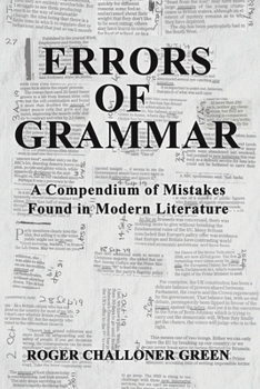 Paperback Errors of Grammar Book
