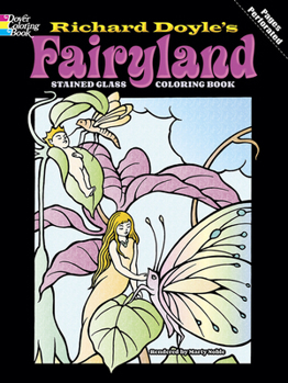 Paperback Fairyland Stained Glass Coloring Book