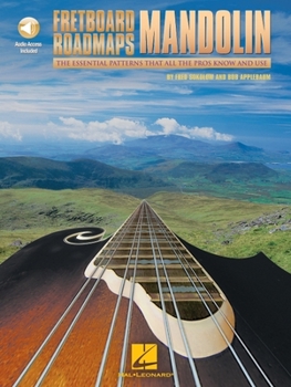 Paperback Fretboard Roadmaps - Mandolin the Essential Patterns That All the Pros Know and Use Book/Online Audio [With CD] Book