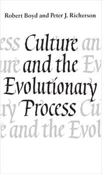 Paperback Culture and the Evolutionary Process Book