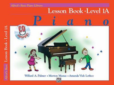 Paperback Alfred's Basic Piano Library Lesson Book, Bk 1a: Book & CD Book