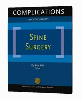 Paperback Complications in Orthopaedics: Spine Surgery Book