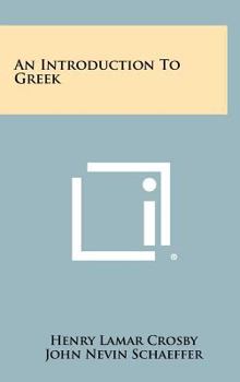 Hardcover An Introduction To Greek Book