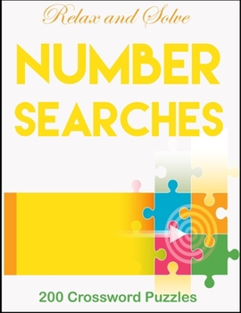 Paperback Number Searches: ⭐ Large Print Puzzles -Relax and Solve Number Searches Book