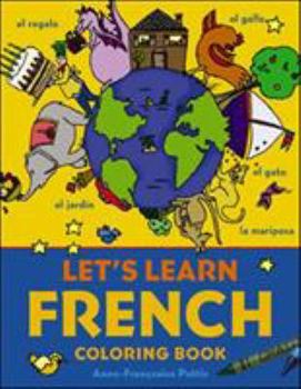 Paperback Let's Learn French Coloring Book