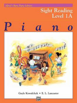 Paperback Alfred's Basic Piano Library Sight Reading, Bk 1A (Alfred's Basic Piano Library, Bk 1A) Book