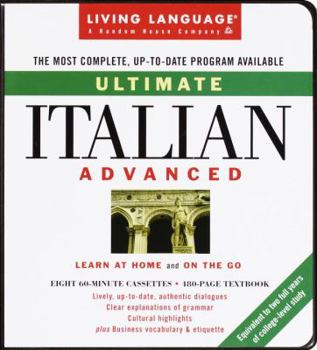 Audio Cassette Ultimate Italian: Advanced: Cassette/Book Package [With 400+ Page Manual] Book