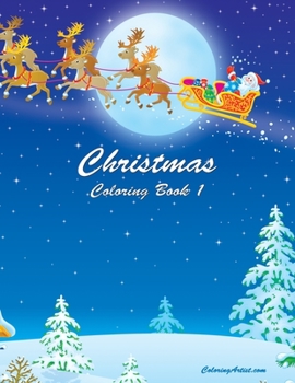 Paperback Christmas Coloring Book 1 Book