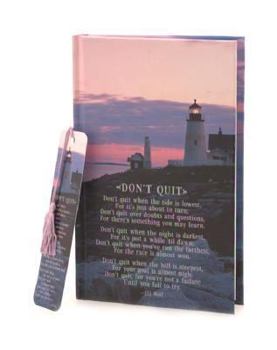 Hardcover Don't Quit Journal with Bookmark Book