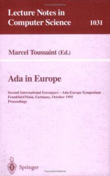 Paperback ADA in Europe: Second International Eurospace-Ada-Europe Symposium, Frankfurt, Germany, October 2-6, 1995 Book