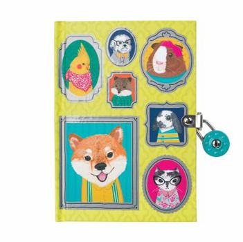 Diary Pet Portraits Locked Diary Book