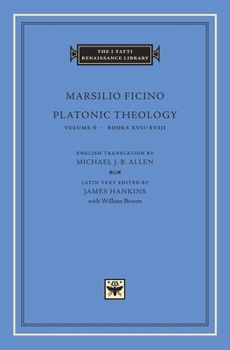 Hardcover Platonic Theology [Latin] Book
