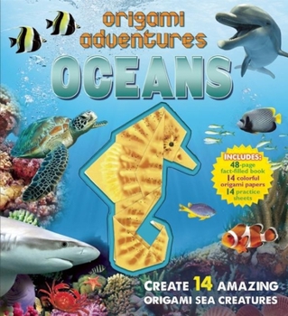 Spiral-bound Origami Adventures: Oceans Book