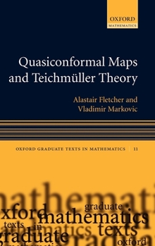 Hardcover Quasiconformal Maps and Teichmüller Theory Book