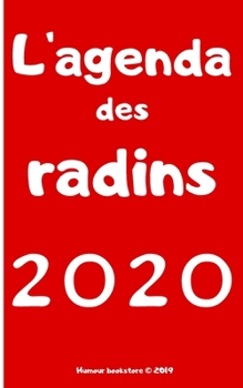 Paperback L'agenda des radins 2020: vue mensuelle ? cases avec une page de notes par mois - minimaliste sans superflu - ?cologique simple, fluide et clair [French] Book