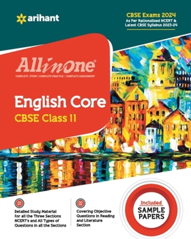 Paperback All In One Class 11th English Core for CBSE Exam 2024 Book