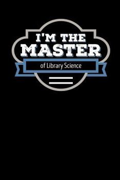Paperback I'm the Master of Library Science: Blank Lined Journal Book