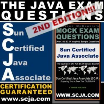 Paperback Scja Sun Certified Java Associate: The Exam Questions (Scja Series) Book