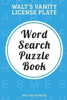 Paperback Walt's Vanity License Plate Book