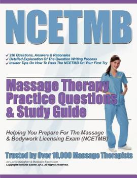 Paperback NCETMB Massage Therapy Practice Questions & Study Guide Book