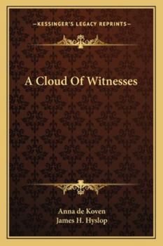 Paperback A Cloud Of Witnesses Book