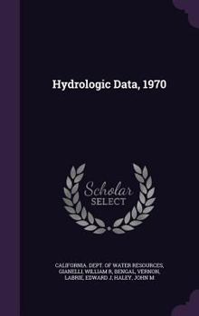 Hardcover Hydrologic Data, 1970 Book