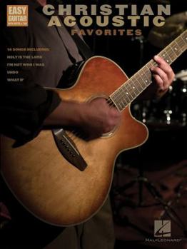 Paperback Christian Acoustic Favorites: Easy Guitar with Notes & Tab Book