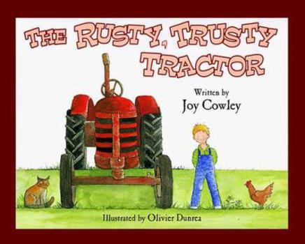 Hardcover Rusty Trusty Tractor Book