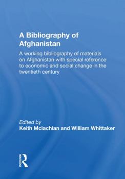 Paperback A Bibliography of Afghanistan Book