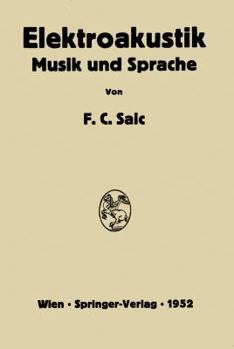 Paperback Elektroakustik: Musik Und Sprache [German] Book