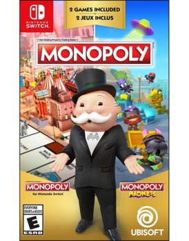 Game - Nintendo Switch Monopoly For Nintendo Switch + Monopoly Madness Book