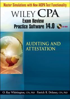 CD-ROM Wiley CPA Examination Review Practice Software 14.0 Auditing and Attestation Book