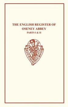 Paperback The English Register of Oseney Abbey I & II Book