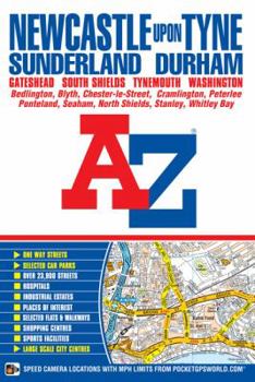 Paperback Newcastle Upon Tyne Street Atlas Book