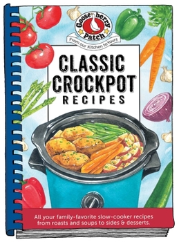 Hardcover Classic Crockpot Recipes Book