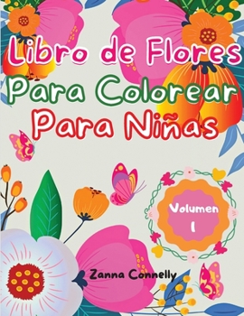 Libro para colorear de flores para ni�as