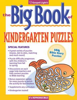 Paperback The Big Book of Kindergarten Puzzles #1 Book