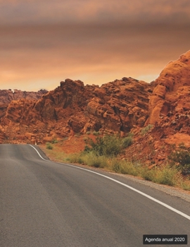 Agenda anual 2020: Agenda anual para 2020, 12 meses, agenda de 52 semanas  con tareas y metas; formato A4+; motivo: Gebirgsstraße (Spanish Edition)