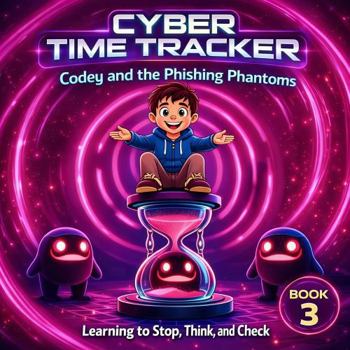 Paperback Cyber Time Tracker: Codey and the Phishing Phantoms: Learning to Stop, Think, and Check Book