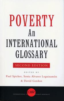 Paperback Poverty: An International Glossary Book