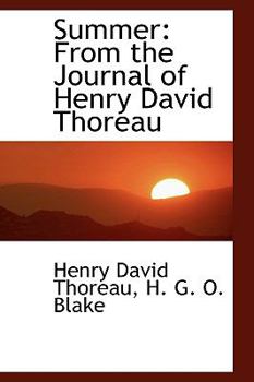 Paperback Summer: From the Journal of Henry David Thoreau Book