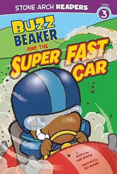 Hardcover Buzz Beaker and the Super Fast Car Book