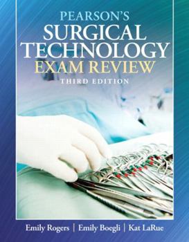 Paperback Pearson's Surgical Technology Exam Review Book