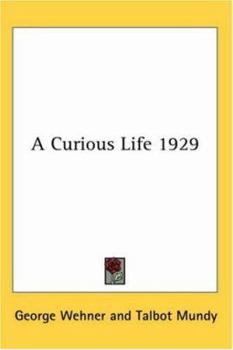 Paperback A Curious Life 1929 Book